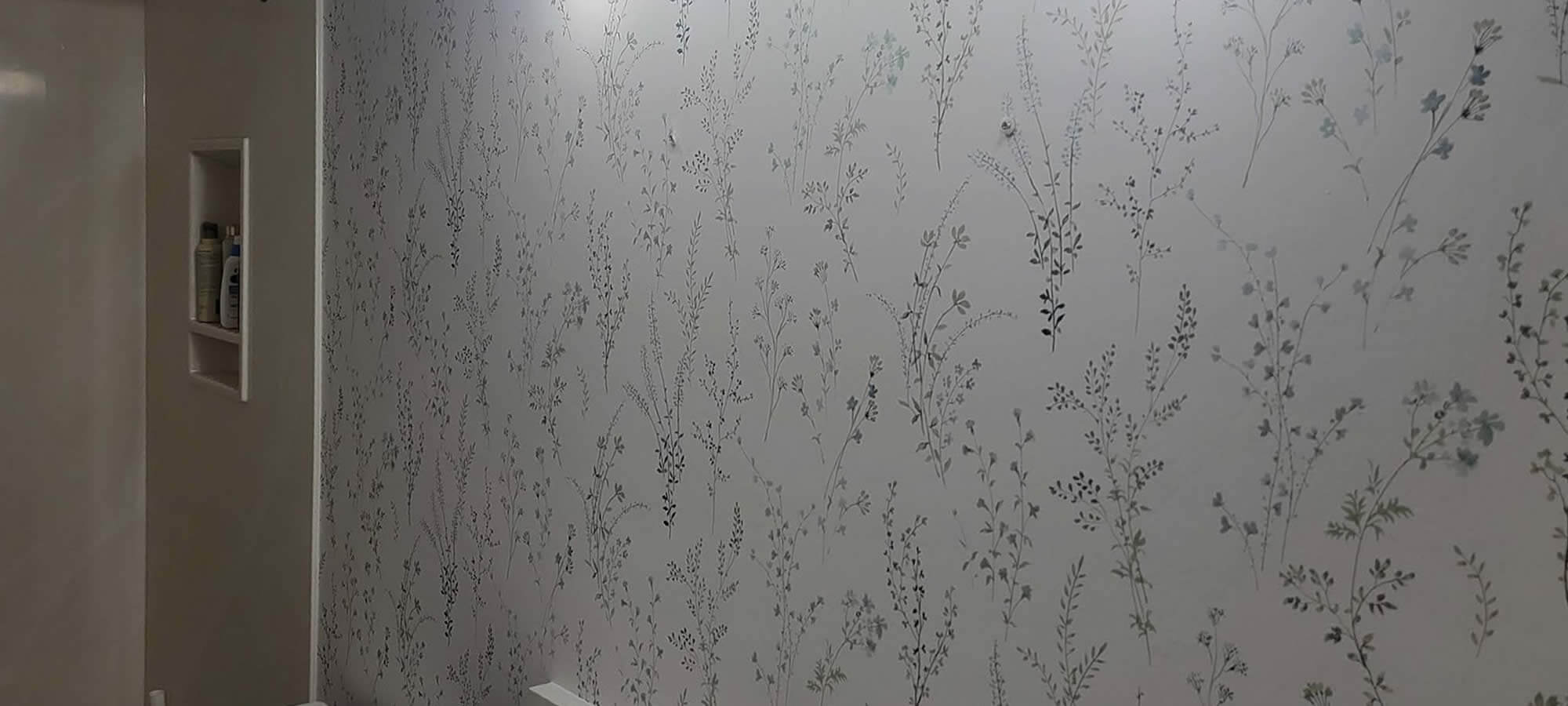 Wall Paper Installation Photos